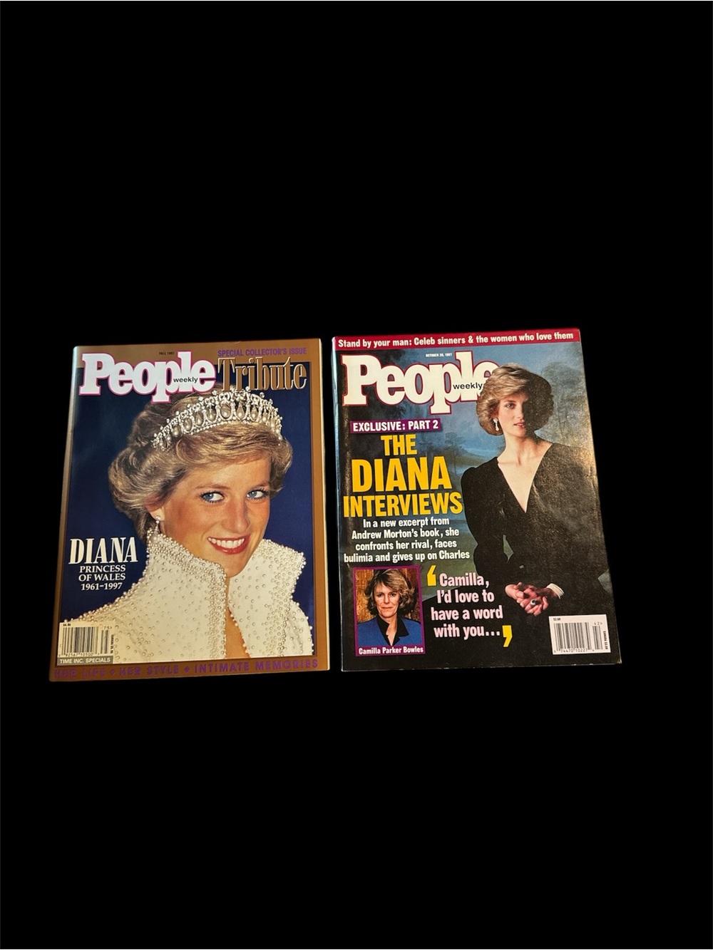 People Magazines 1997 Princess Diana Set of Two
